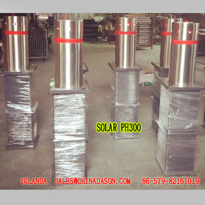 Semi-Automatic Bollard with Sollar Lights pH300-L